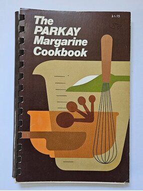 Vintage 1980 The Parkay Margarine Cookbook Kraft Benjamin Company book spiral